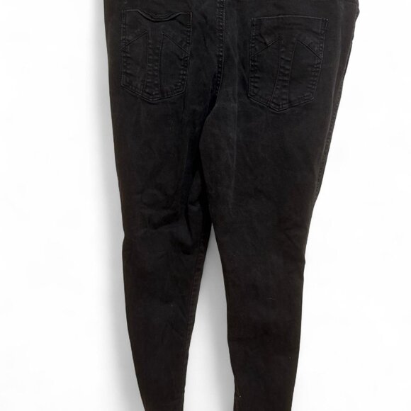 Black Vintage Tripp NYC Skinny Jeans w/Skull Details Sz 16 - Picture 7 of 7